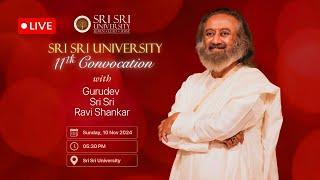 11th Convocation 2024 with Gurudev Sri Sri Ravi Shankar - Degree Awards