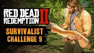 Red Dead Redemption 2 Survivalist Challenge #9 Guide - Catch a fish that weighs at least 19 lbs.