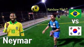 I Tried Neymar Playing against the Brazilian team! Rainbow Flick?
