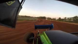 Kody Hartlaub 358 Sprintcar Practice 9/16/15