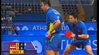 Lucjan Błaszczyk Tomasz Krzeszewski vs Chen Qi Ma Lin IO Ateny 2004