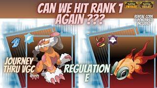 CAN we HIT RANK 1 AGAIN ??? (Pokemon Scarlet & Violet: Regulation E, VGC)