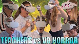 VR HORROR vs School TEACHERS - Affected: The Manor Gauntlet Challenge