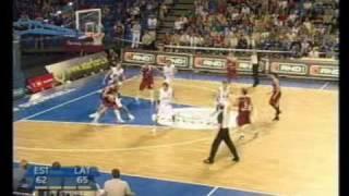 Estonia vs Latvia basketball Euro 2007 qualification