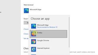 Can't set Mozilla Firefox as default browser in Windows 10 [Solved]