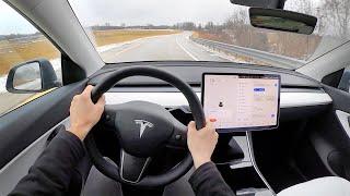 Tesla Model Y Long Range Dual Motor - POV Review / First Impressions