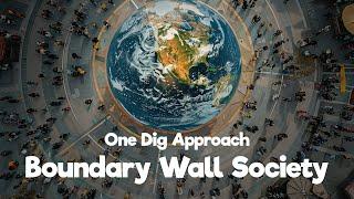 One Dig Approach | Boundary Wall Society | 3D Animation | VideoExplainers