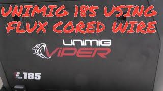 UNIMIG 185 VIPER 3 IN ONE WELDER WITH FLUX CORED WIRE