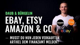 EBay, Etsy, Amazon, Airbnb - Jetzt auf alles Steuern bezahlen? | Daub & Bürgelin