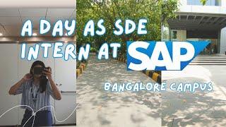 A Day as SDE Intern at SAP Labs