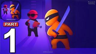 Stealth Master - Gameplay Walkthrough Part 1 Become A Stealth Master Assassin Ninja (iOS, Android)