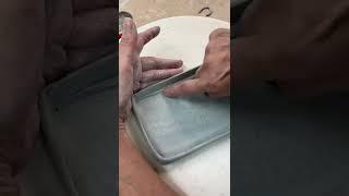 How to hand build a porcelain tray