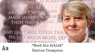 'Meet The Artist' (No: 20) | Karina Thompson | Textile Artist