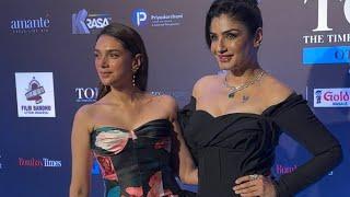 Raveena Tandon And Aditi Rao Hydari Arrives At Times Of India OTT Edition Awards