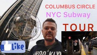 Columbus Circle 59th Street Subway Station Tour New York City 4K