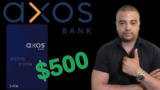 Axos Bank - $500 Checking Bonus