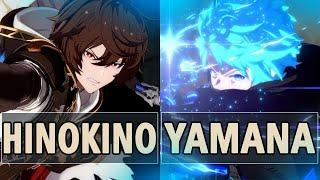 GBVSR:Hinokino (Sandalphon) Vs Yamana (Gran)| High Level Gameplay.