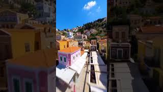 Symi is a small island in the Aegean Sea, 25 km northwest of Rhodes, Greece. #travel #shorts