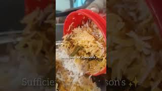 Red Bucket Biryani ?? #shorts #youtube #viral #youtubeshorts #biryani #chicken#vegbiryani #crazy#bts