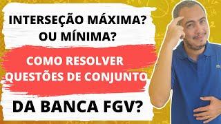 QUESTÕES SOBRE CONJUNTO BANCA FGV