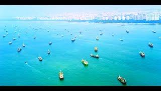 Awesome View of Singapore Ship Anchorage 2017