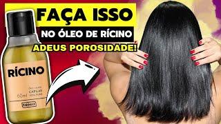 MELHOR NUTRIÇÃO DO MUNDO COM RÍCINO! Nunca Mais Seu Cabelo Ficará Poroso!