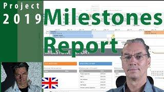 MS Project 2019 ● #6.3 Milestones Report ●  Simple
