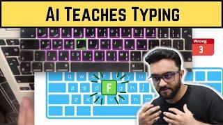 AI Typing Tutor using Opencv Python | Computer Vision