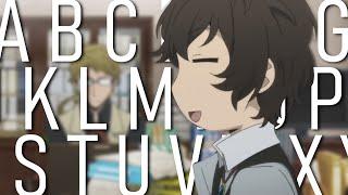 Learn The Alphabet With DUB Osamu Dazai