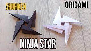 PERFECT NINJA STAR ORIGAMI| HOW TO NAKE PAPER SHURIKEN CRAFT #tutorial #origami #shuriken #ninjastar