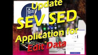 Update SEV | SED Application | Edit Student Data|