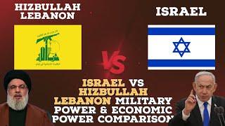 Israel vs Hizbollah Lebanon Military Power Comparison | Military Comparison 2024 | Israel Vs Lebanon