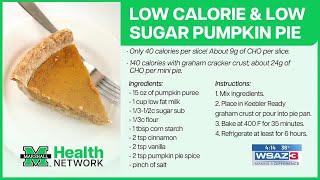 Healthy Pumpkin Pie Recipe with Marshall Health Network