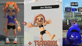 HOW TO REMOVE THE CLOTHES FROM YOUR INKLING/OCTOLING?! Splatoon 3 Glitch doing alone [With tutorial]