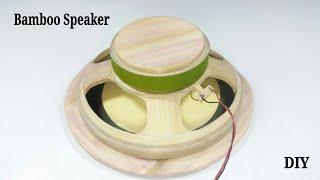 Home Make  speaker from bamboo