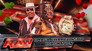 WWE Universe Mode but Umaga is UNBEATABLE!