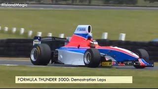 Formula Thunder 5000 Phillip Island demonstration laps | Formula 5000 Blend Line TV