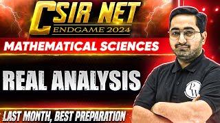 CSIR NET 2024 : Real Analysis - Most Probable Questions | CSIR NET Mathematical Science | PW