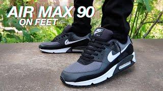 NIKE AIR MAX 90 IRON GREY ON FEET!