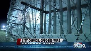 Tucson City Council opposes wire on southern border