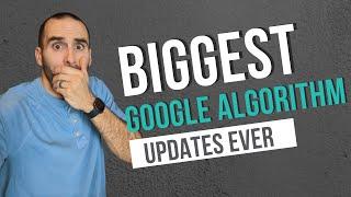 BIGGEST Google Algorithm Updates EVER #shorts