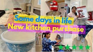 ⭐️NEW VLOG: SOME DAYS IN LIFE+NEW KITCHEN PURCHASE,Indian mom Vlogger in USA,Hope you Relate,H4wife