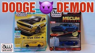 Unboxing Auto World 2018 Dodge Challenger SRT Demons