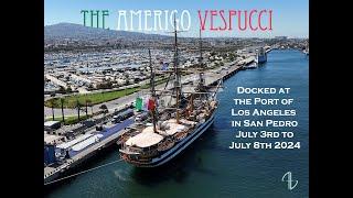 The Amerigo Vespucci Italian Navy Tall Ship at the Port of Los Angeles | San Pedro