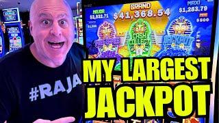 BIGGEST JACKPOT OF MY LIFE PLAYING MO MUMMY SLOTS!!!