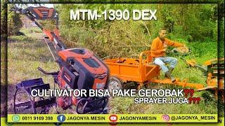 CULTIVATOR KOPLING BELOK + GEROBAK + SPRAYER 2" || MATSUMOTO MTM-1390 DEX