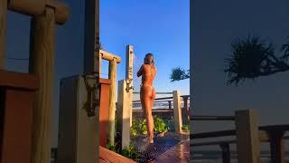 nude bathing shower challenge #shorts