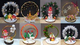 7 Economical Christmas Centerpiece ideas from waste Materials | DIY Christmas craft idea406