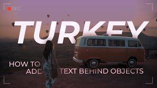 Text behind moving object in After effects 2024 | Easy tutorial