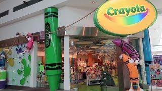 The Crayola Experience In The Florida Mall | World's Largest Crayon, Making Crayon Art & More!